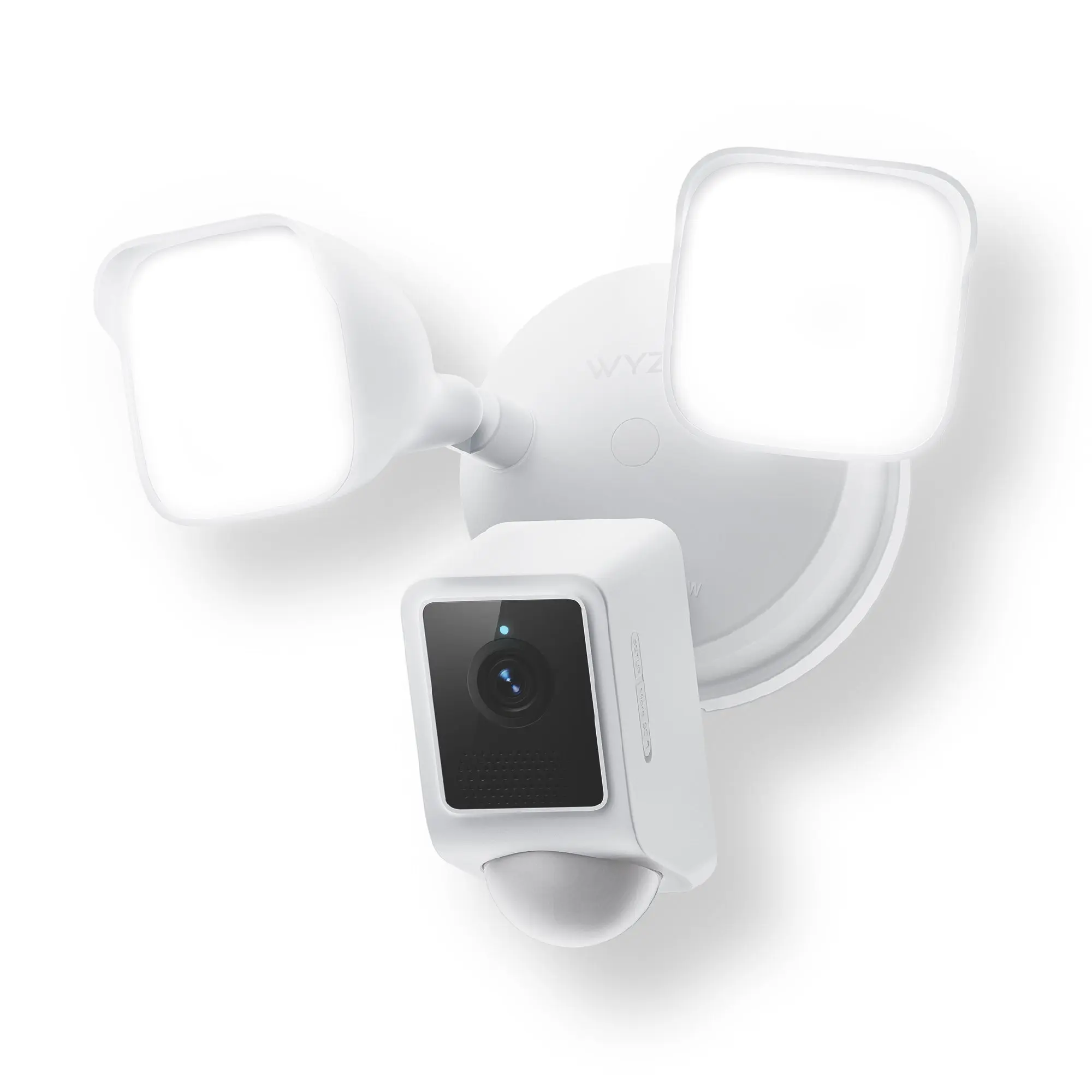 Wyze Cam Floodlight v2 — Hard-Wired 2K HD Outdoor Smart Security Camera with Super-Bright 2800 Lumen LEDs, IP65 Weatherproof, Color Night Vision