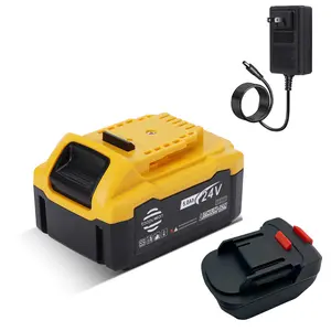 Durable Construction Dewatlt Powertools,High Capacity Dewalt 24V 5.0Ah Battery - Durable Construction, Perfect Replacement for Dewalt 20V/24V Power Tools