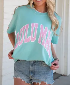 Mint Polka Logo- Lulu Mac Tee