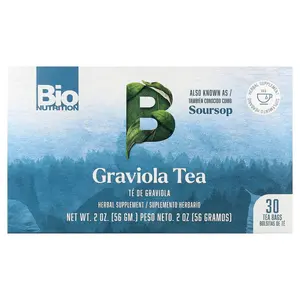 Bio Nutrition Graviola Tea, Caffeine Free, 30 Tea Bags, 2 oz (56 g)