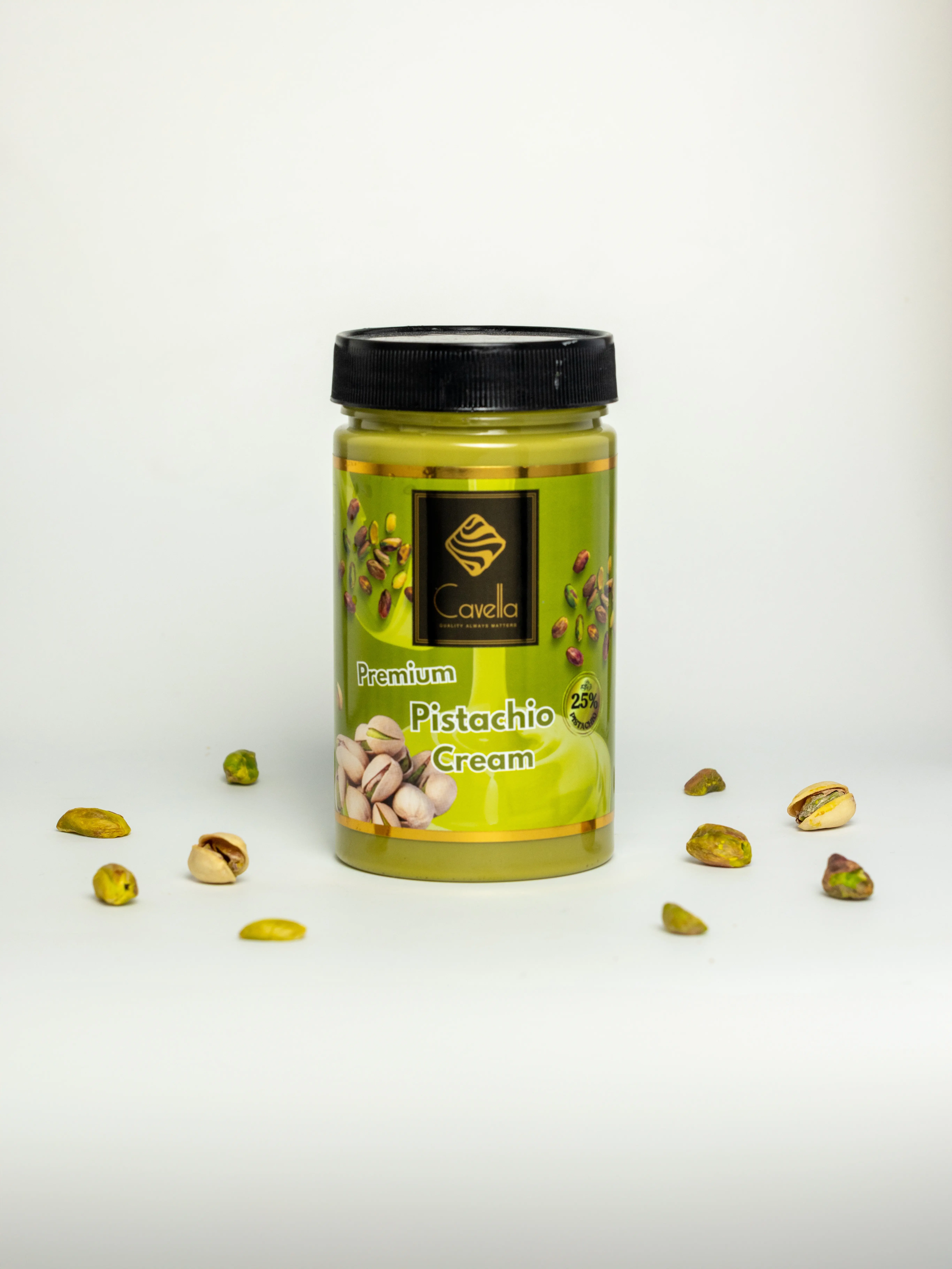 Premium Pistachio Cream Spread  Real Pistachios – Dessert Filling for Croissants, Cakes & Waffles | Dubai Chocolate 300 gr
