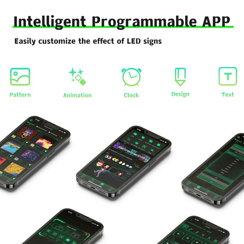 QIFOR Devil Eyes Light for Cars1 Pack , 13.7in*4.01in Dynamic Eye Lights Programmable LED Eyes for Car Truck, Ultra-Thin Flexible Windshield Eyes Animated LED Display Screen, Remote & APP Contro