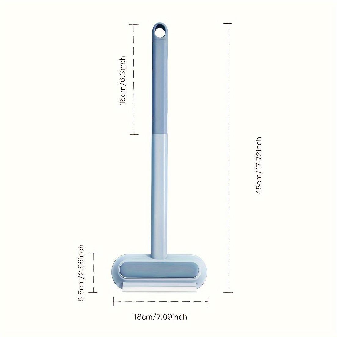 Upgraded Reusable Pet Hair Remover Brush - Deshedding Tool with Extra-Long Handle, Washable Lint Cleaner, Universal Fit for Dogs, Cats, Rabbits, Reptiles, Car Accessories for Corner & Tight Spot Reach, Cuddle Mess Quick Fix