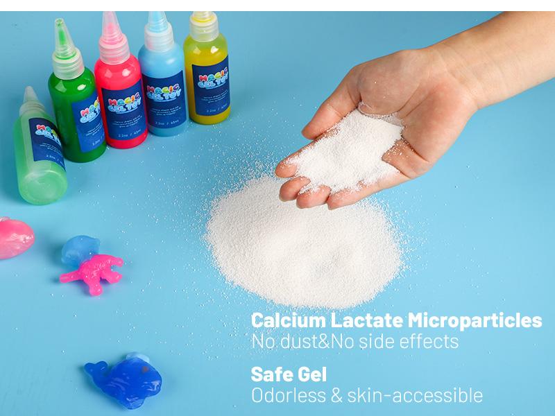 Magic Water Elf Toy Kit, Water Gel Kit Pets, 20 Gels & 16 Molds, Make Your Own Squishies Sensory Toys for Kids, DIY Craft Kits, Christmas Stocking Stuffers, 4 5 6 7 8 9 10 Year Old Boy Girl Gifts