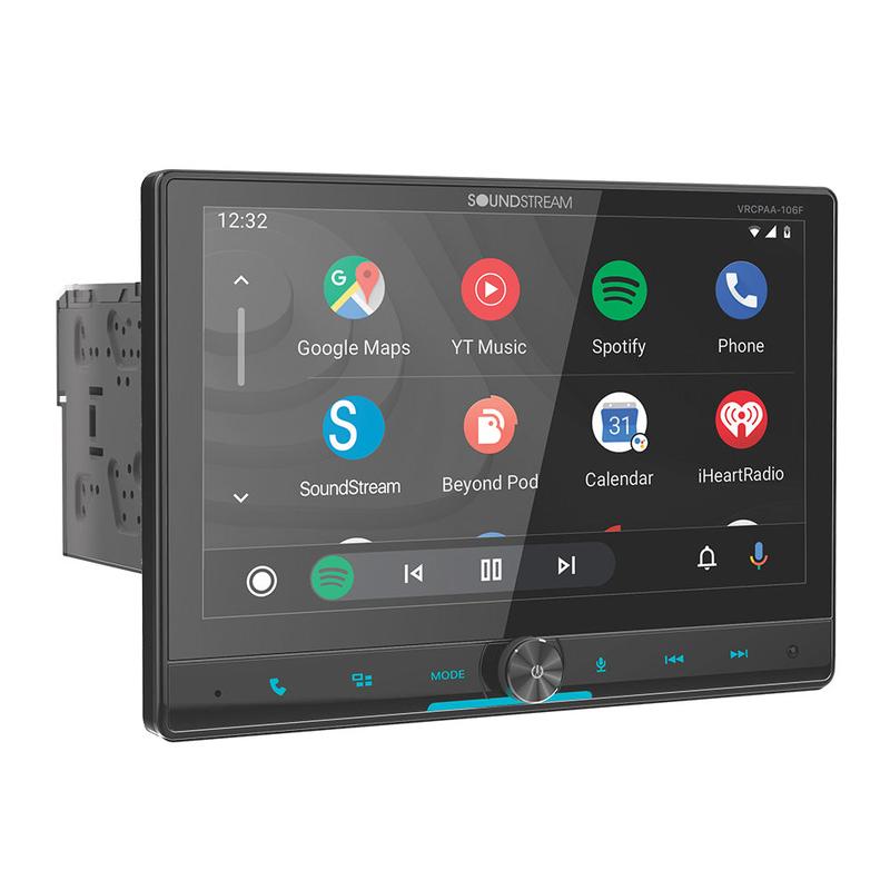 VRCPAA-106F | 10″ DVD Multimedia Headunit w/ Apple CarPlay® & Android Auto®