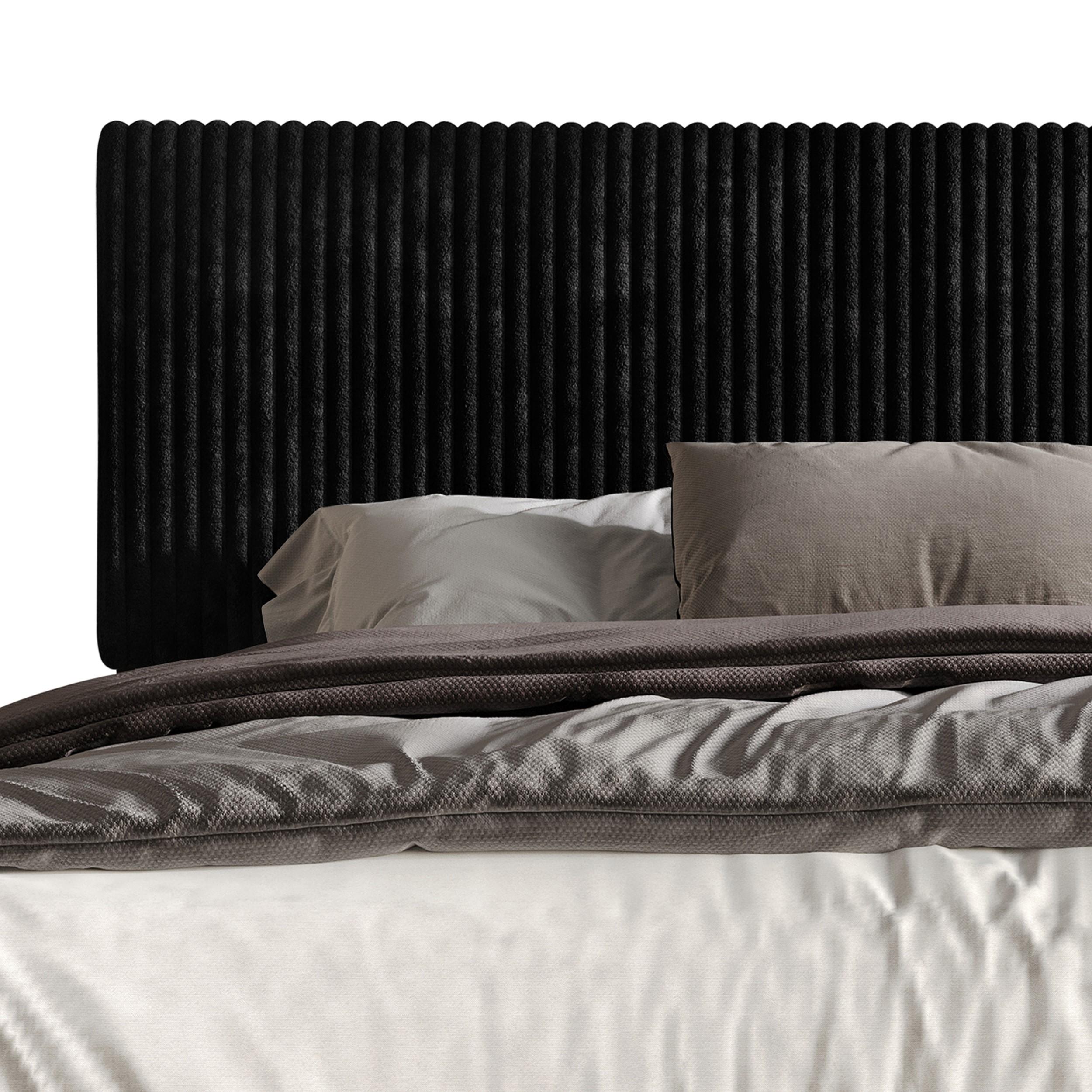 Favorer Osceola Upholstered Panel Bed, Box Spring Require, Comfortable and Stylish Design - Available in Multiple Sizes