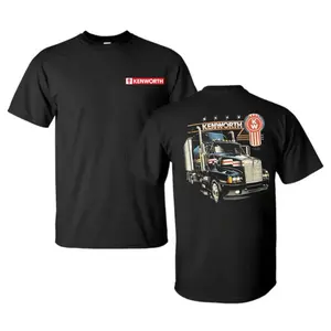 Kenworth Big Rig Truck Shirt, Classic Semi Truck Graphic Tee, American Diesel Trucker Lifestyle Apparel for Long Haul Truck Drivers and Truck Lovers, Gift for Truck Driver