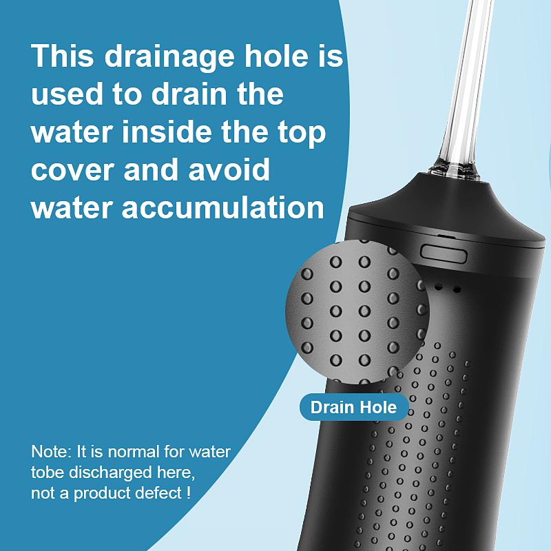 Operan C200/869 Portable Rechargeable Water Flosser, 200ML/300ml IPX7 Waterproof with Multifunctional 360° Rotating Tips, 4 Cleaning Modes, Cordless Oral Irrigator for Home & Travel,Gift, Electric Teeth Cleaner#TikTokShopBlackFriday, Whitening