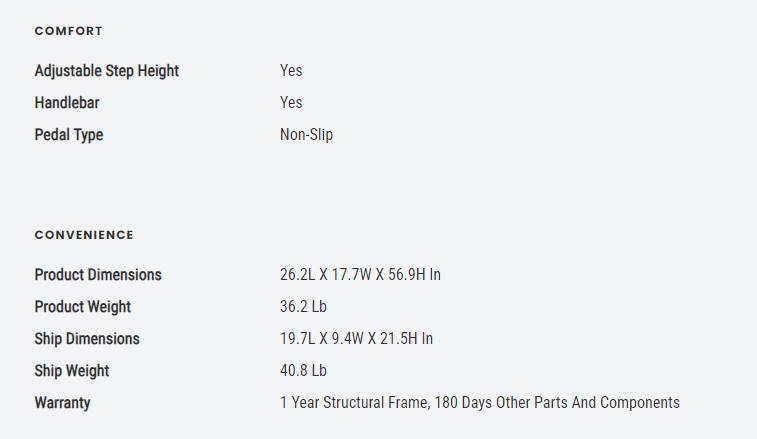 Sunny Health & Fitness Mini Stepper with Handlebars Home Gym Workout Fitness Compact Cardio Stair Stepper Leg Glute Toner Portable Quiet Design Smart Extended High Knee Pink Heavy Duty Power Step Options Sunny Health & Fitness Mini Stepper with Handlebars Home Gym Workout Fitness Compact Cardio Stair Stepper Leg Glute Toner Portable Quiet Design Smart Extended High Knee Pink Heavy Duty Power Step Options