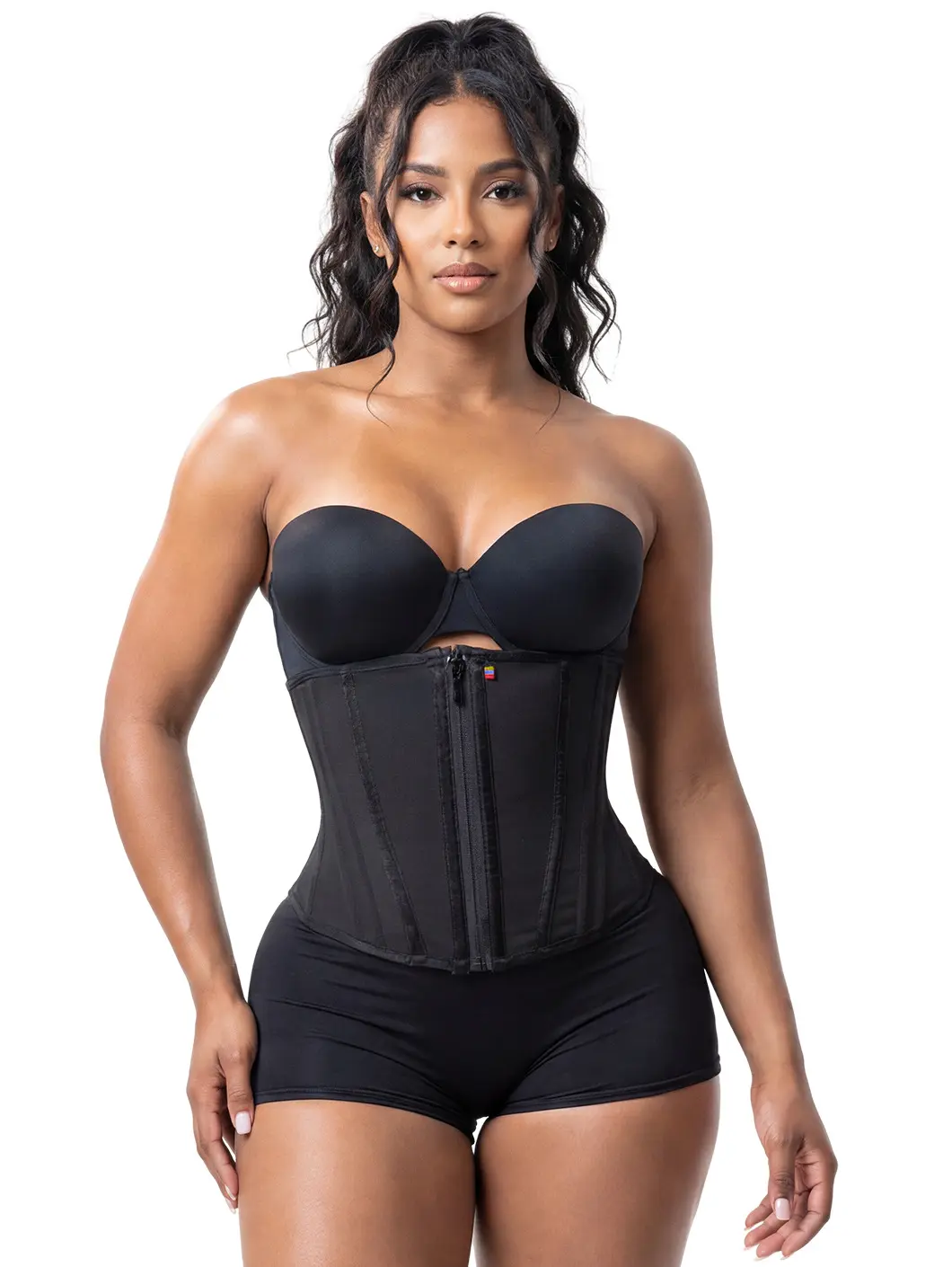 Stage 4 Colombian Waist Cincher | High Compression Tummy Control | Zipper + Hook Closure | Hourglass Waist Sculpting | Underbust Faja | Daily Wear | Snatched Body