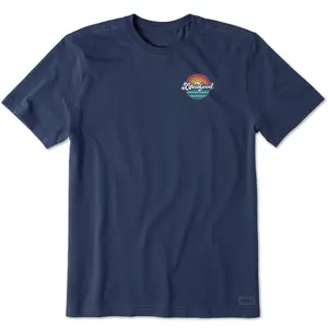 Men's Sun and Water LIG Script Short Sleeve Crusher Tee