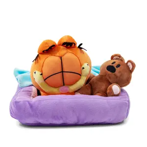 Garfield Sleeping With Pookie 7-Inch Collector Plush