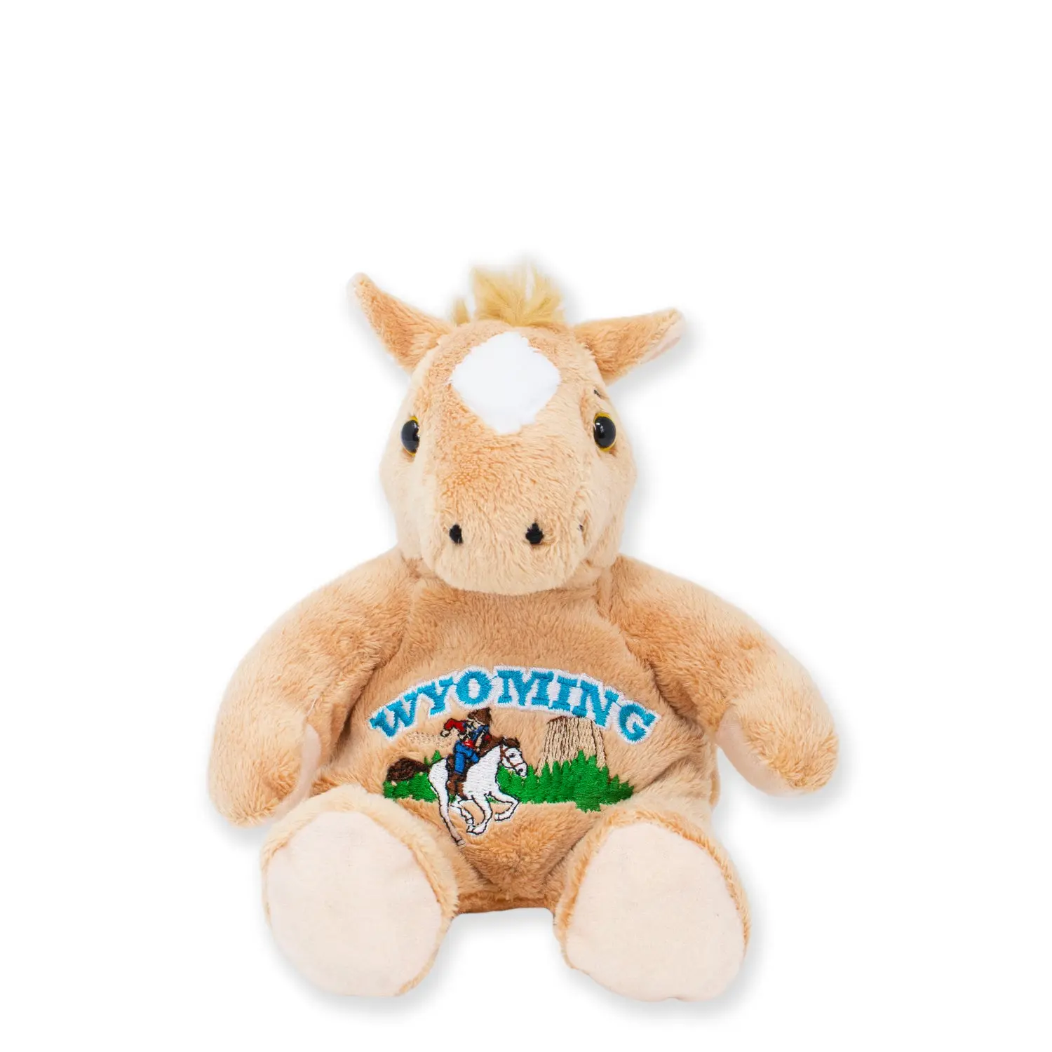 PLUSHOLOGY Wyoming Souvies® Brown Horse Plush 6 Inch Soft Cuddly Souvenir with Wyoming Perfect for State Pride