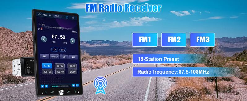 10.4 inch Single Din Car Stereo with Wireless Carplay Android Auto, 1080P IPS Detachable Touch Screen,5.2 Bluetooth, 12LED Backup Camera,FM Radio,USB/AUX,Mirror Link,SWC 10.4 inch Single Din Car Stereo with Wireless Carplay Android Auto, 1080P IPS Detachable Touch Screen,5.2 Bluetooth, 12LED Backup Camera,FM Radio,USB/AUX,Mirror Link,SWC