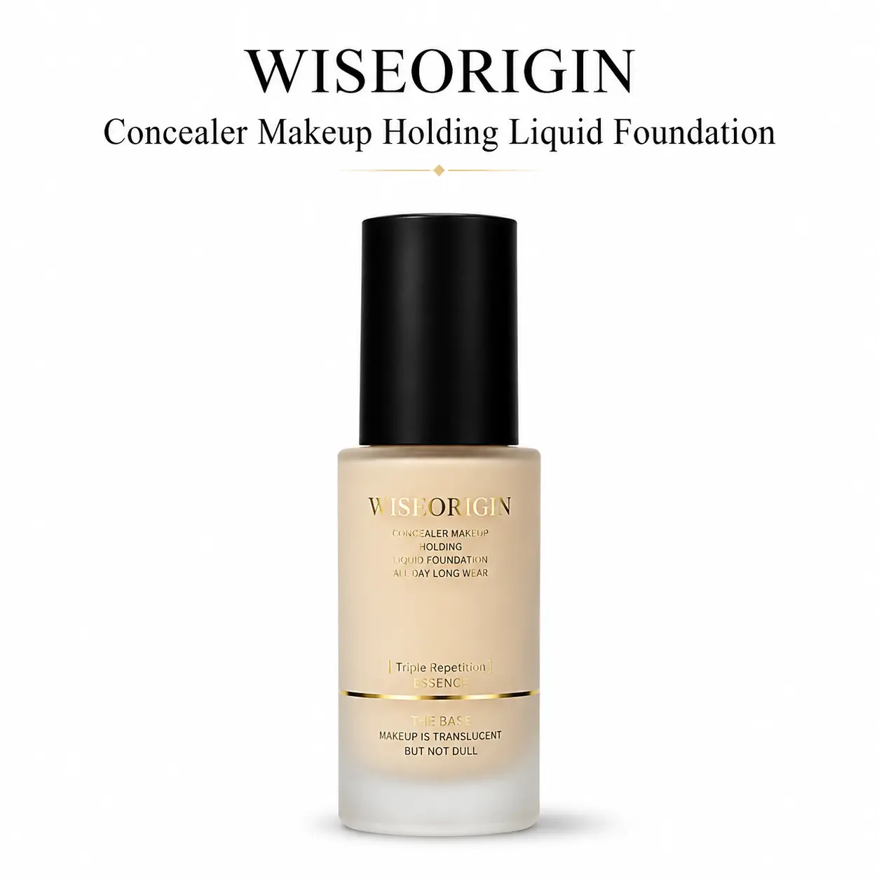 WISEORIGIN Long-Lasting 2-in-1 Concealer & Foundation - Full Coverage Makeup for Daily Wear