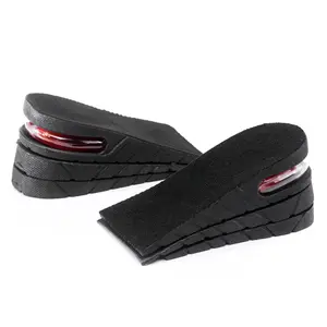 Hidden Height Increase Insoles, 1/2 Pair Cushioned Shock-Absorbing Lift Inserts, Lightweight Removable Comfort Insoles for Everyday Wear, Breathable Soft Elastic Shoe Lifts