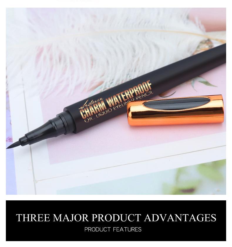 Waterproof Long-Wear Eyeliner Pencil, Smooth-Glide Formula for Sharp or Soft Eye Looks, Smudge-Resistant Daily & Night Makeup Tool  Add Sparkle This Christmas