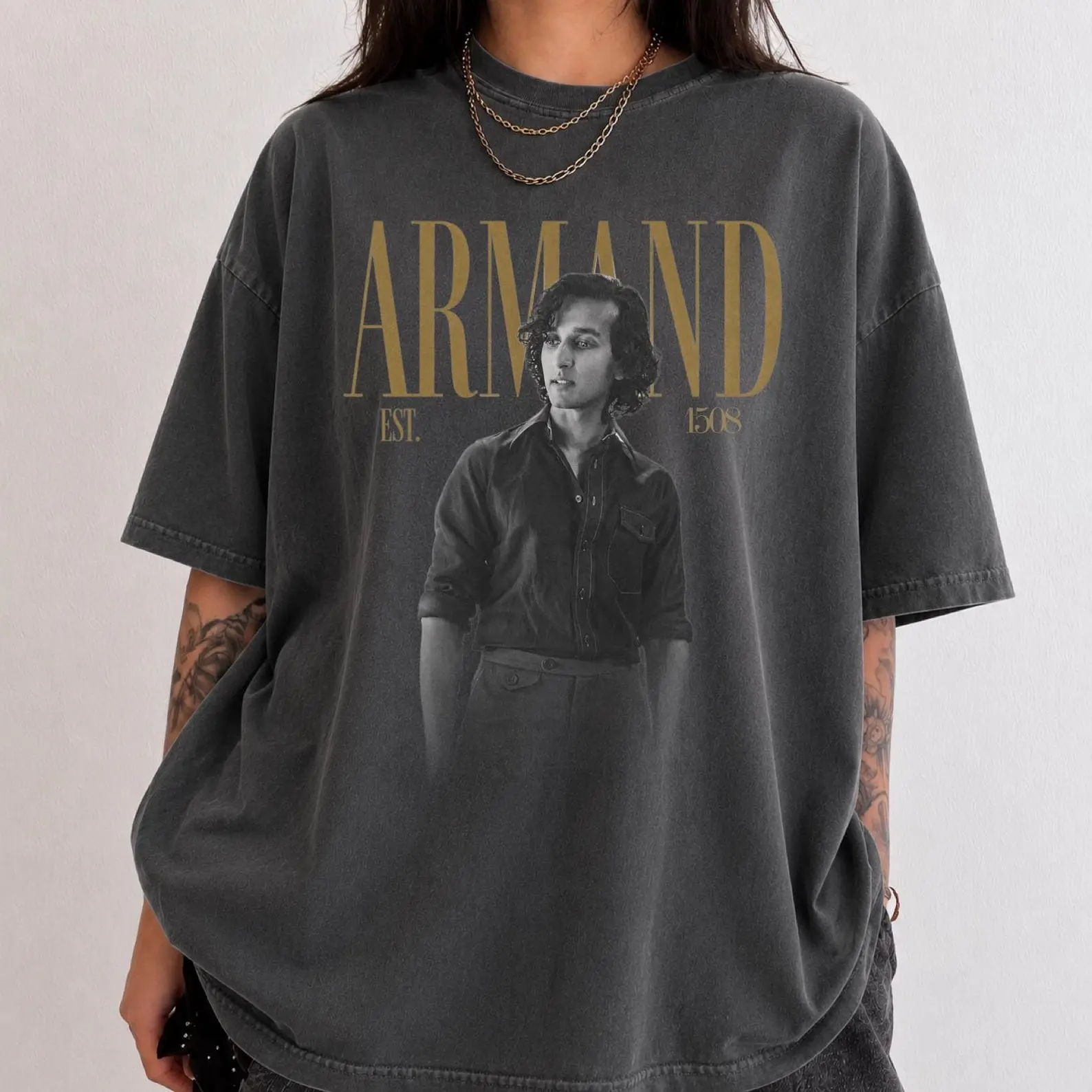 Comfort Colors Armand Vampire vintage style T-shirt, Gothic Movie Character Tee Interview with the vampire comfort colors