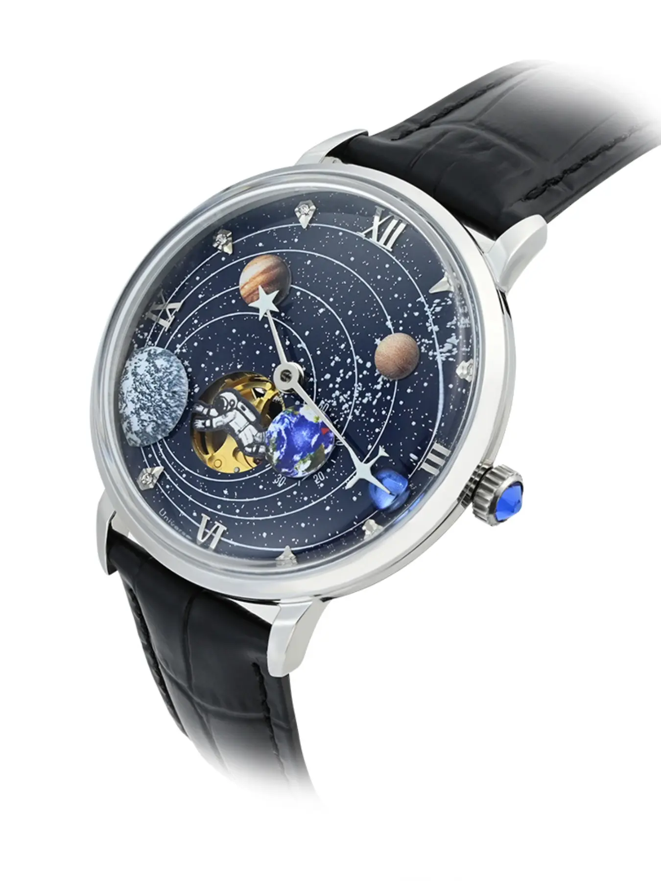 Men's Mechanical Watch, Stainless Steel Case & Band, Round Analog Dial, Casual Style, Spring & Fall Season, Mechanical Style Watches, Stainless Steel Wristwatch, Mechanical Wristwatches