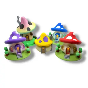 Whimsical Tealight Fairy House - Mushroom Collection - 3D Printed Holiday Decor