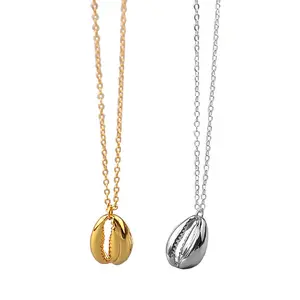 Shell-model Necklace Spiritual Jewelry Hypoallergenic Meaningful Golden & Silvery Options