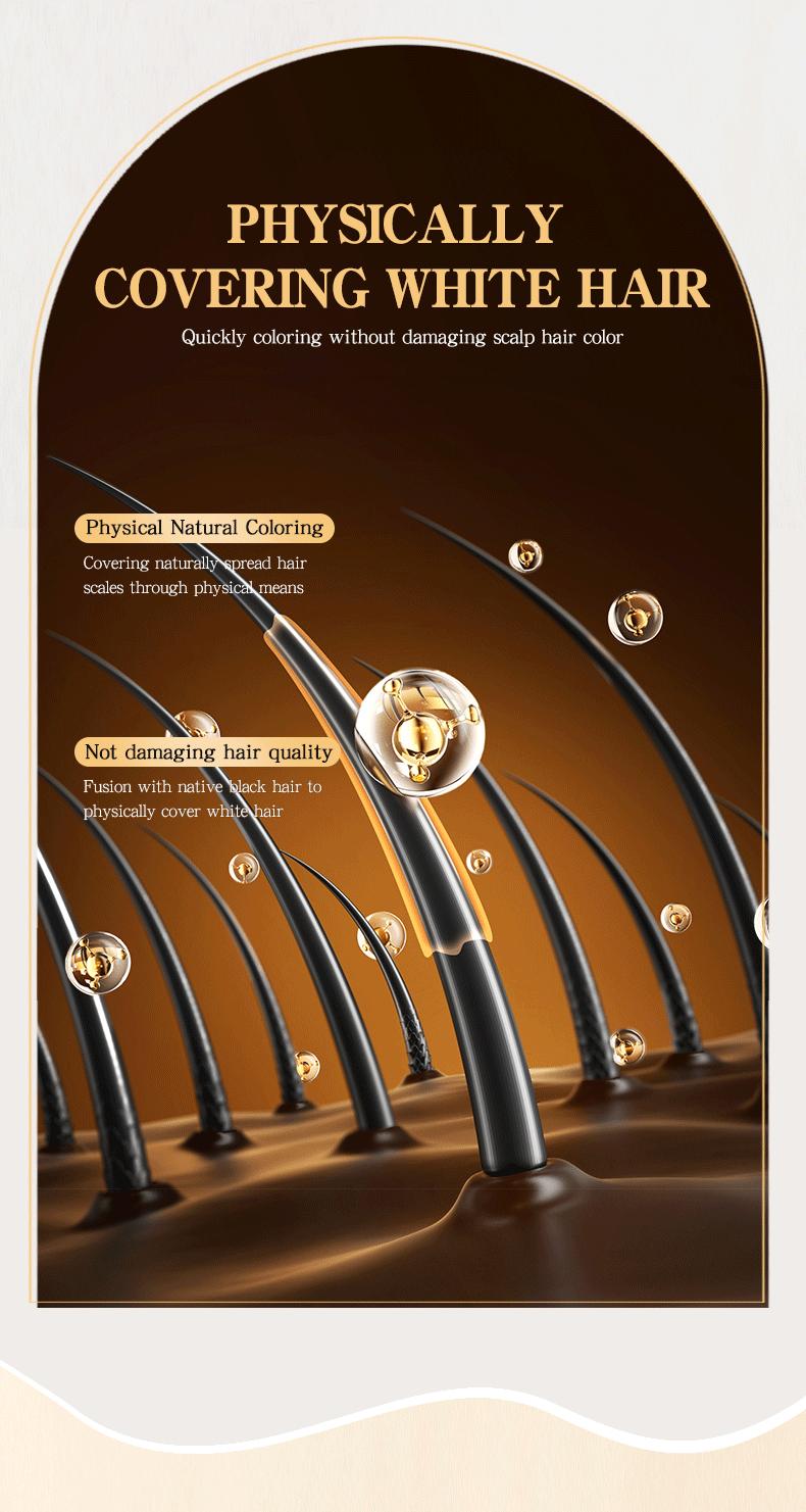 3-Color-Disposable Hair dye comb Easy to Color, Portable for Quick Touch.Ups, Covers Gray Hair, Resists Fading andClumping Natural Haircoloring Ombre Brown Blonde hair dye hair color black hair dye shampoo hair dye shampoo