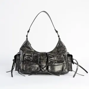 Obscura Bow Shoulder Bags by Wicked Misfit