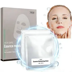 VGO Essence Moisturizing Mask Hydration Repair Collagen-A Facial Skincare Facial Mask Moisturizer Smooth Collagen Mask-A,mascarillas para la cara