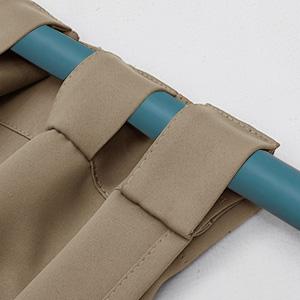 Deconovo 52W Plain Curtains 2 Panels Back Tab and Rod Pocket Thermal Insulated Room Darkening