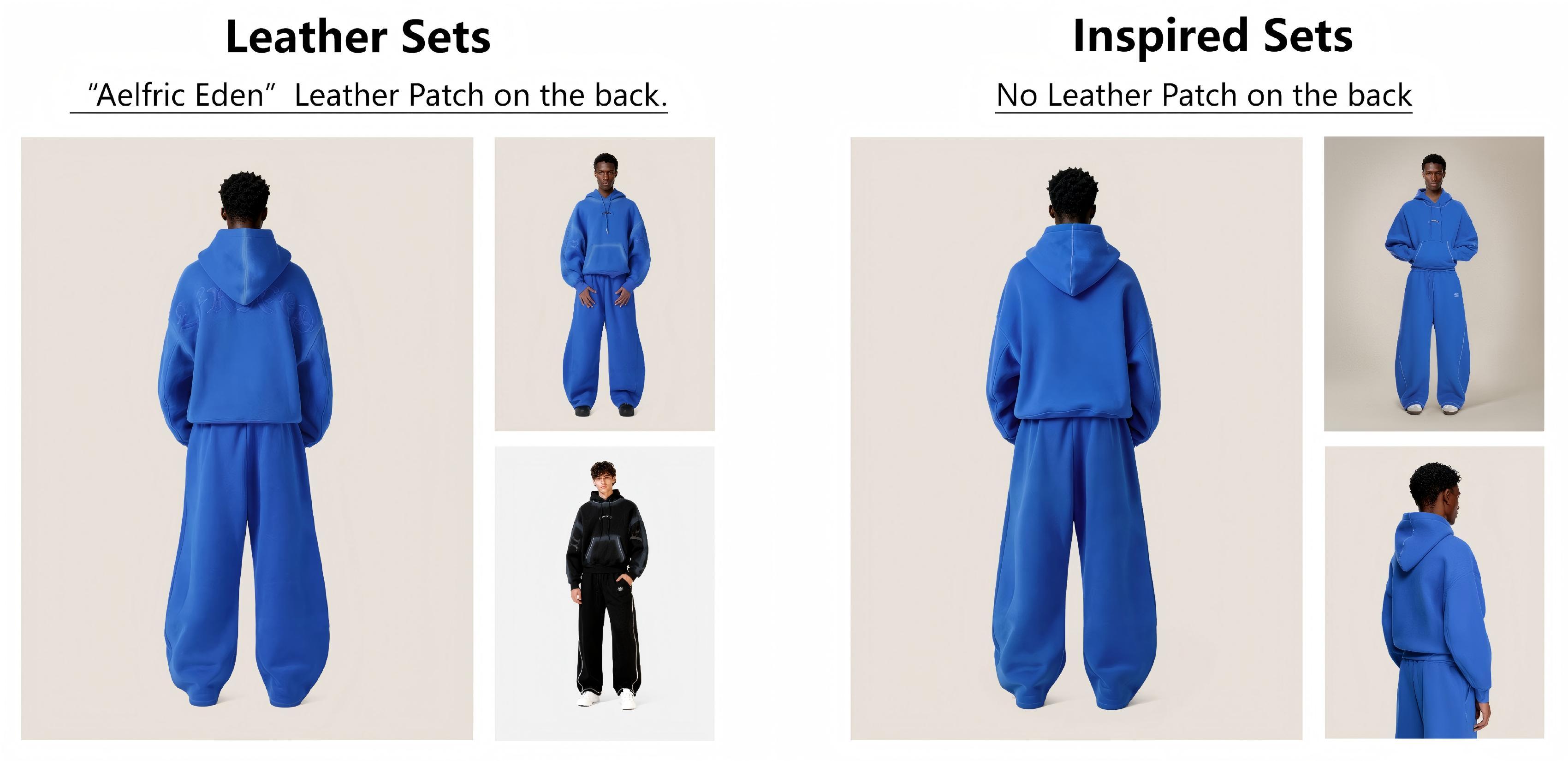 AELFRIC EDEN Cloud Classic Unisex 2 Piece Set Oversized Hoodie & Baggy Sweatpants Y2K Lounge Sweatsuit