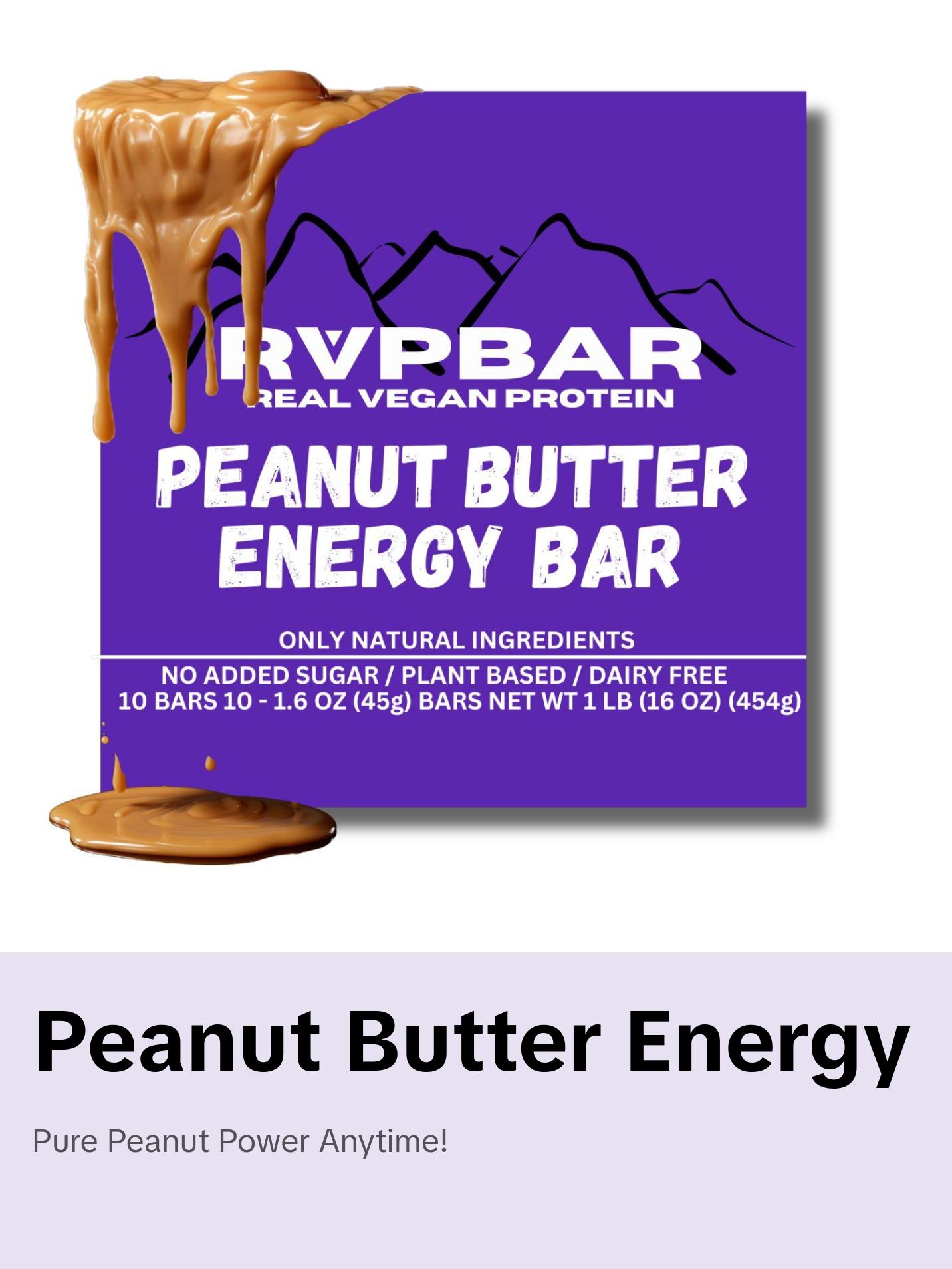 Peanut Butter Energy Bar 10 PACK