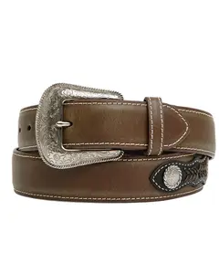 Nocona Men's Ribbon Concho Western Belt - N2476044