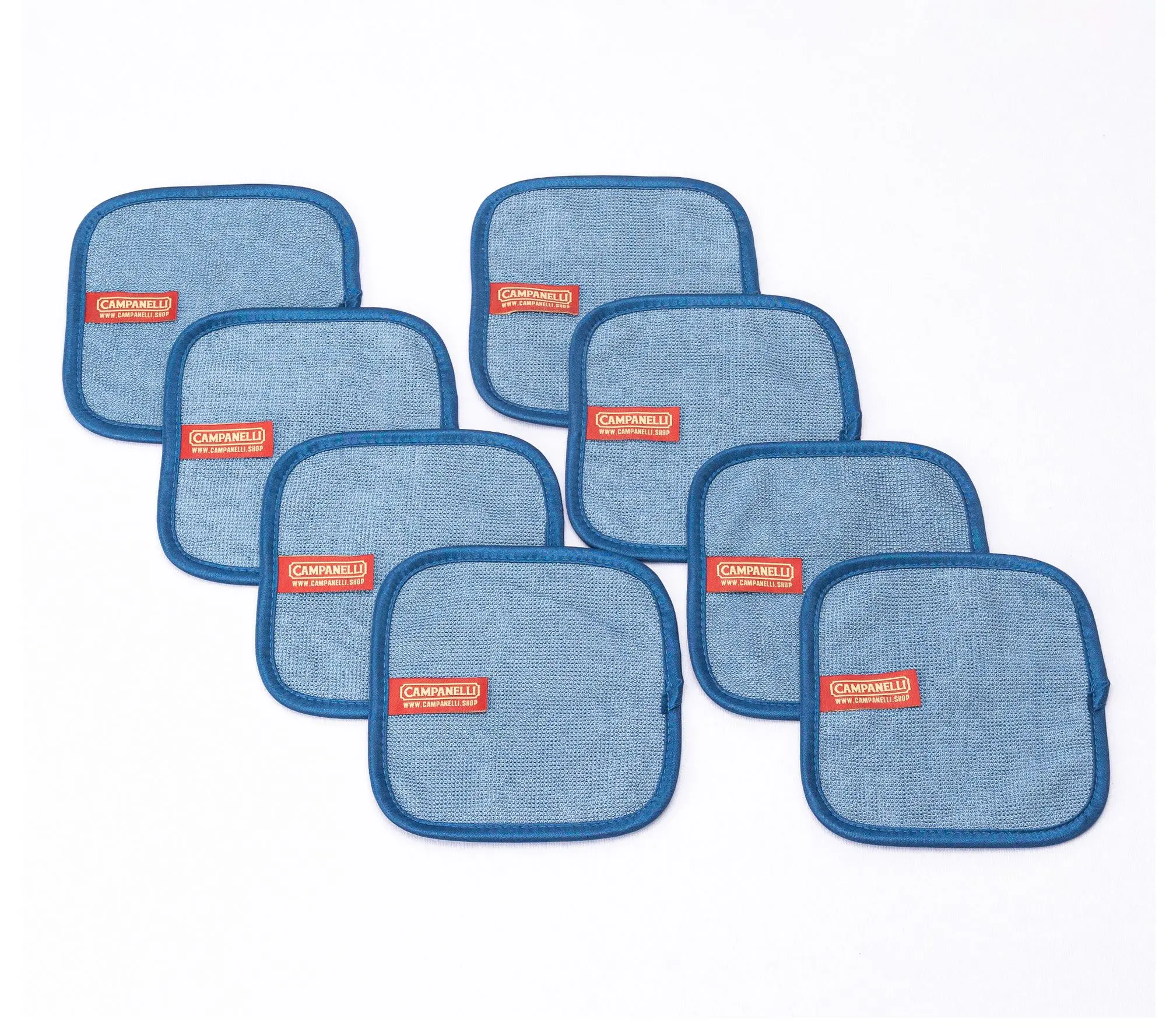 Campanelli 8pc Lens & Electronics Loopy Towel Set