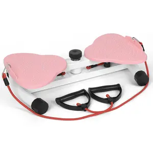 Waist Twister Machine with Resistance Band ABS Core Exercise Equipment Home Training Ab Workout Machine Twisting Home Trainer