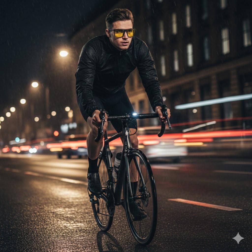 ZENOTTIC Night Vision Glasses for Daily Use TR90 Frame HD Polarization Anti Glare lenses Driving Riding Cycling Lightweight Durable Sunglasses UV400 Protection Windproof Polarized