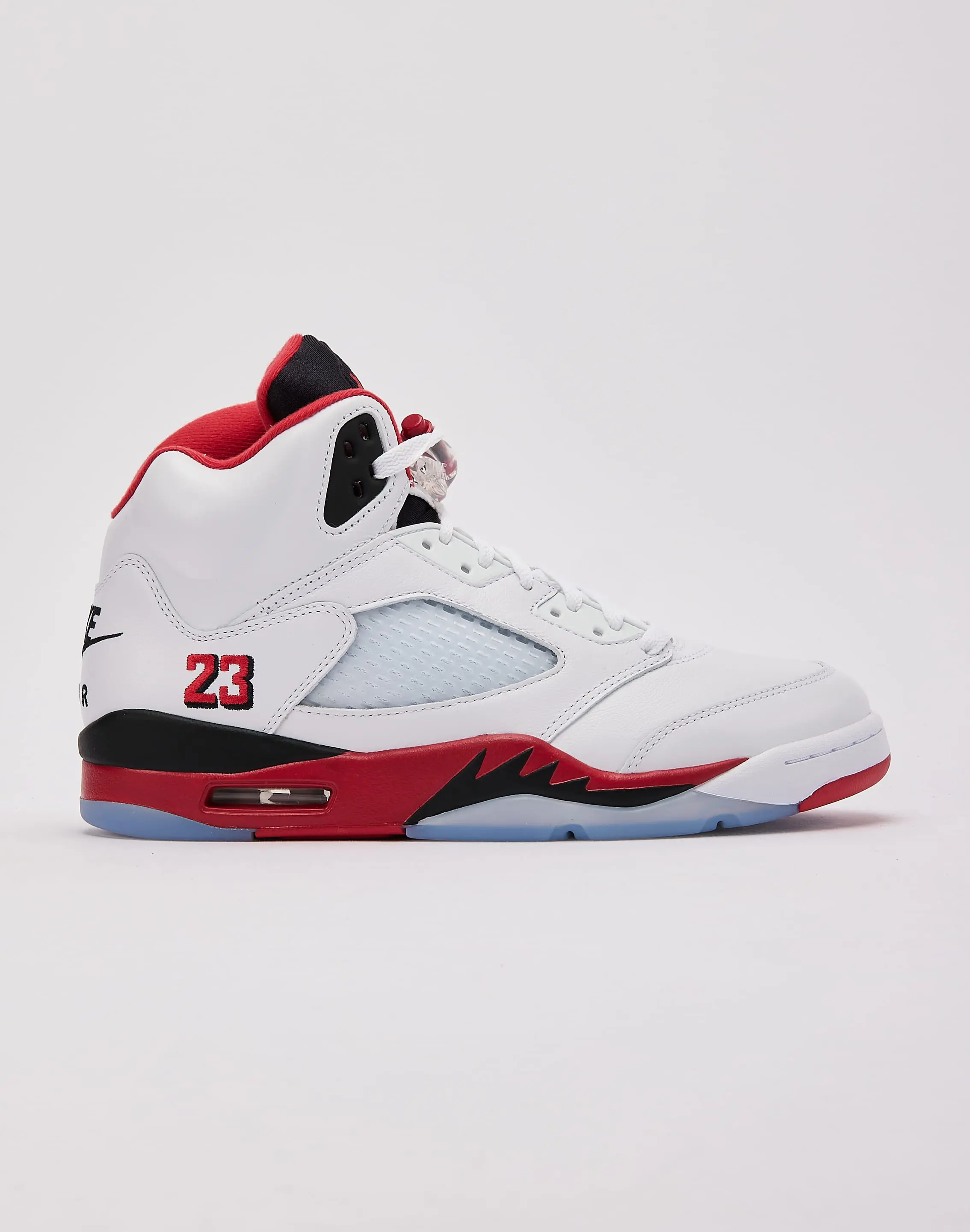 Mens Jordan Air Jordan 5 Retro 'Fire Red Black Tongue'