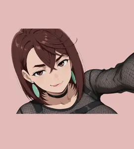 [Dandadan] - Momo Ayase #6 Sticker, Vinyl Sticker, Sticker For Phone/Car/Laptop, Full Body Sticker