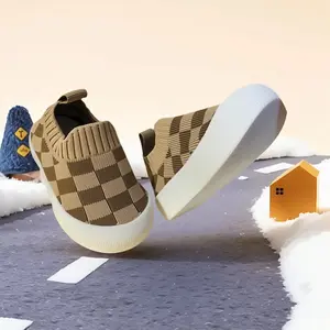 Toddler Sneakers Baby Shoes for Boys Girls, Lightweight Cozy Walking Shoes, Infant Loafers & Prewalkers, Indoor Outdoor Soft Sole Shoes for 0-3 Years 6-36 Months