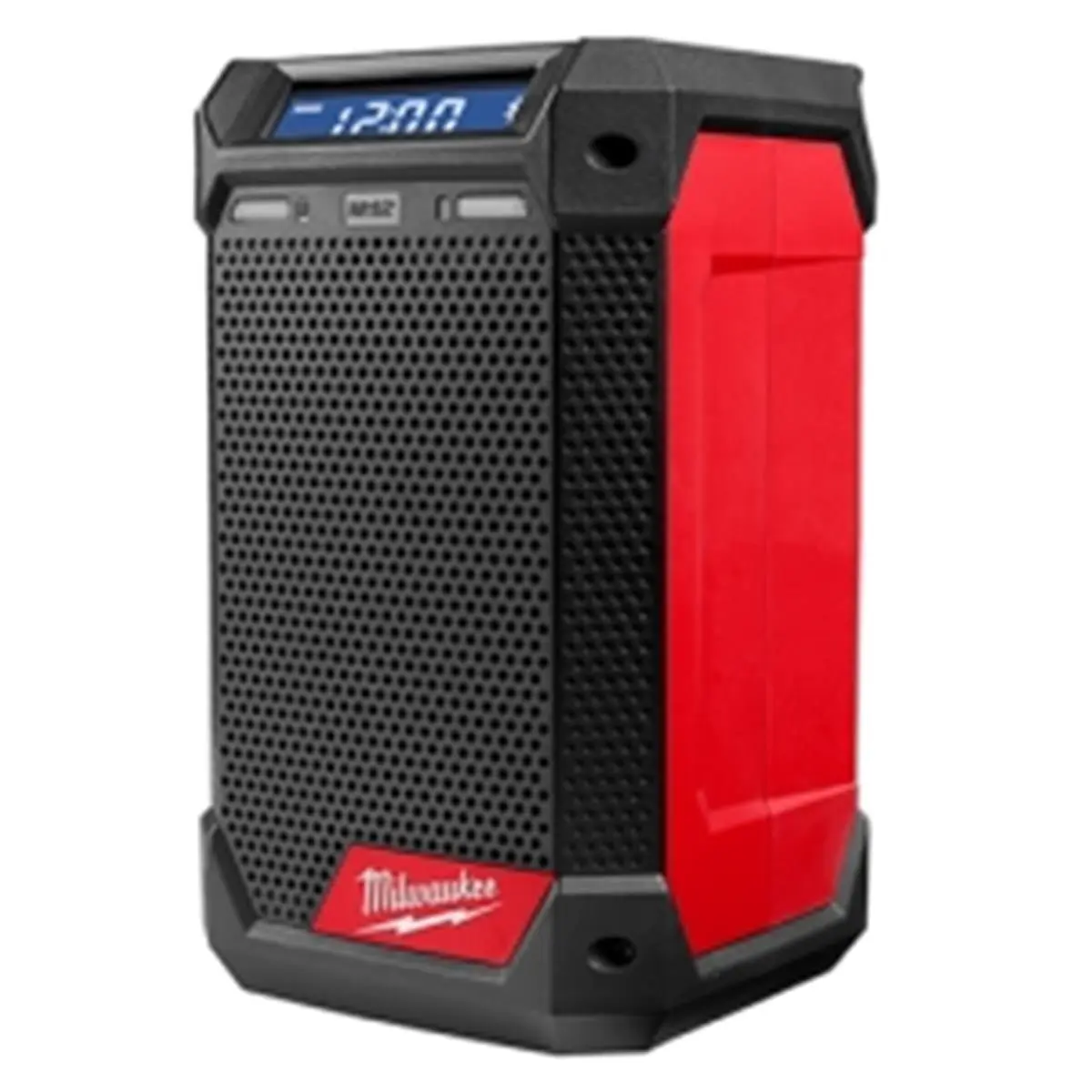 Milwaukee Electric Tools MLW2951-20 M12 Electronic Audio Speaker Radio - Hollow Handle, 2.1A USB, 12V DC Port, Tweeter, AM/FM, M12 Batteries Compatible, 4 lbs, IP54 Water Resistant Durability with Water & Debris Resistance, 10H Runtime, Portable Charger