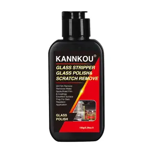 Glass Stripper Hard Water Spot Remover Kit - Removes Coatings, Water Stains, Waxes, Oils, and More - Glass Polish Car Window Windshield Treatment