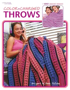 USED-Color-Charged Throws: 7 Easy Crochet Designs by Halliday, Anne (Paperback)