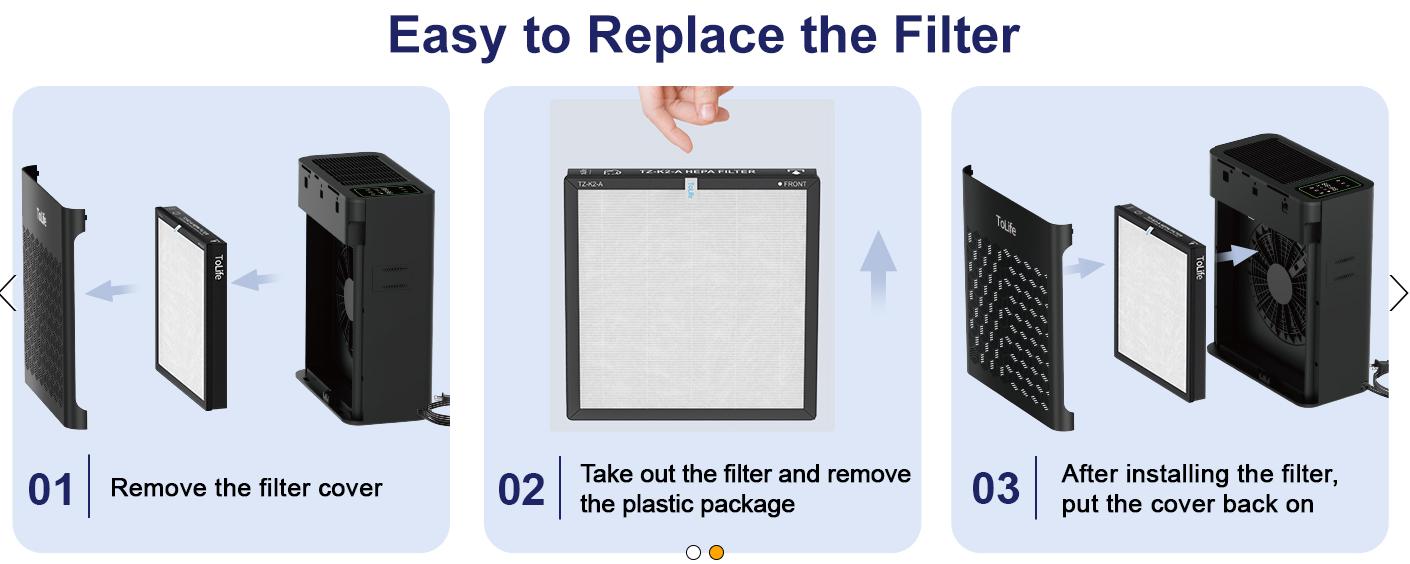 ToLife NEW - TZ-K2 Air Purifier (Covers up to 1095 Sq Ft) - HEPA Filter, Removes Smoke, Pollen, Pet Dander, PM2.5 Display, Auto Mode, Timer, Ideal for Large Rooms ToLife NEW - TZ-K2 Air Purifier (Covers up to 1095 Sq Ft) - HEPA Filter, Removes Smoke, Pollen, Pet Dander, PM2.5 Display, Auto Mode, Timer, Ideal for Large Rooms