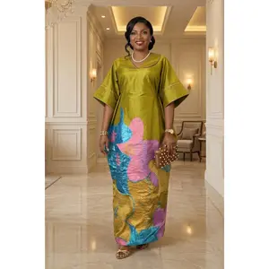 Orekelewa Luxe Boubou | Olive green