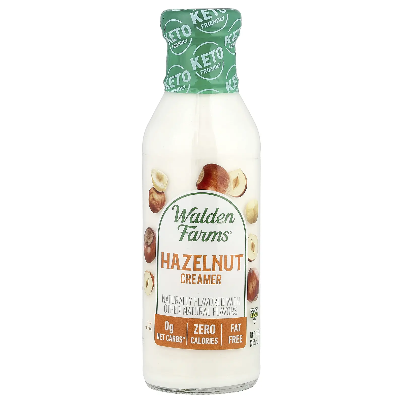 Walden Farms Coffee Creamer, Hazelnut, 12 fl oz (355 ml)