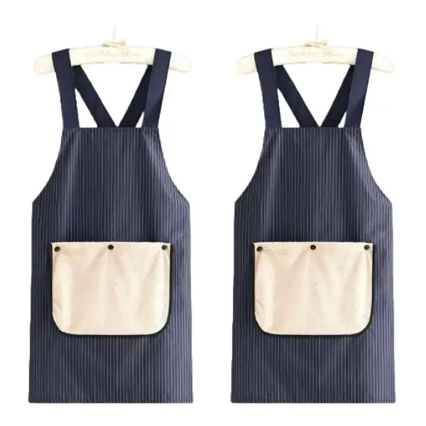Chef Apron Set 2-Pack  for Cooking Baking Grilling Art Adjustable Spill-Proof Kitchen Aprons One-size-fits-most Machine Washable Gift Idea Aproncorset