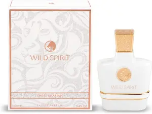 Swiss Arabian Wild Spirit Eau de Parfum – Fruity Floral Perfume with Tuberose, Jasmine, Vanilla & Sandalwood – Long-Lasting Powdery Scent for Women – 3.4 oz (100 ml)