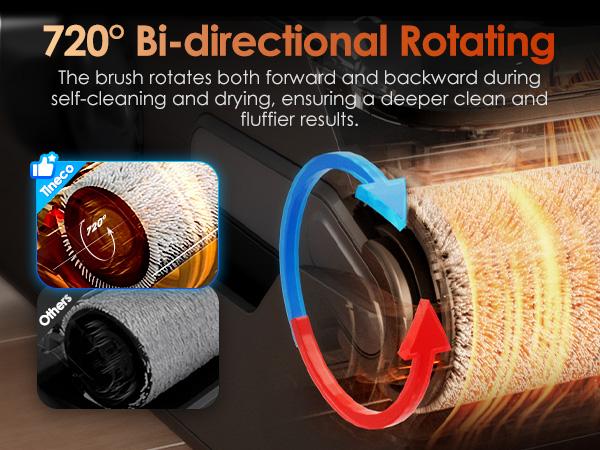 Tineco Floor One S9 Artist Steam Wet Dry Vacuum Cleaner, High-temp Steam Cleaning, 22kPa Suction, 360° SmoothDrive, Anti-Tangle Design, 185°F Flashdry, Long Runtime, 180° Lay-Flat