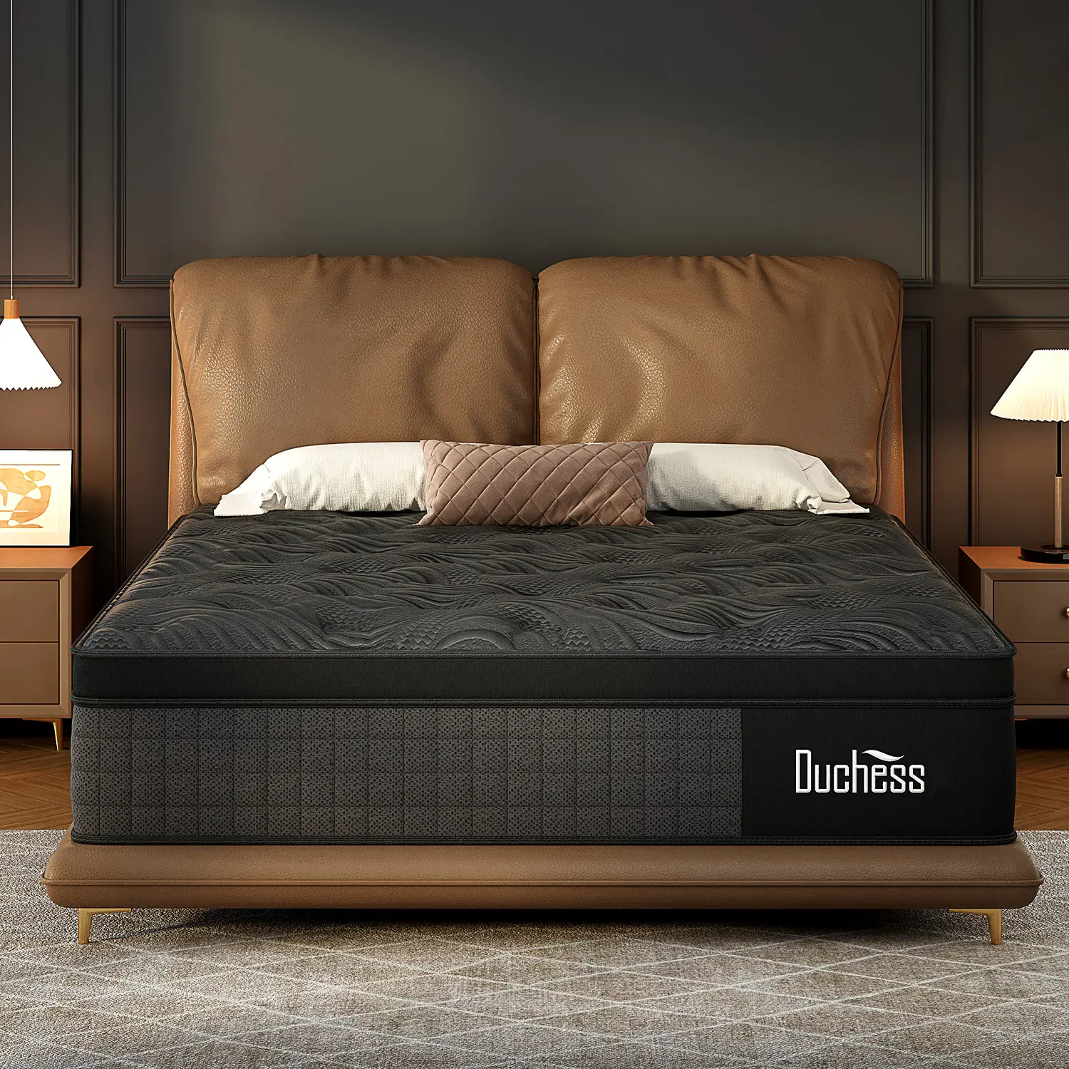 12/14 Inch Twin Full King Queen Mattress , Hybrid Mattresses Medium Firm with Gel Memory Foam & Pocketed Coils, Motion Isolation, CertiPUR-US Certified, Pressure Relief for Silent Sleep