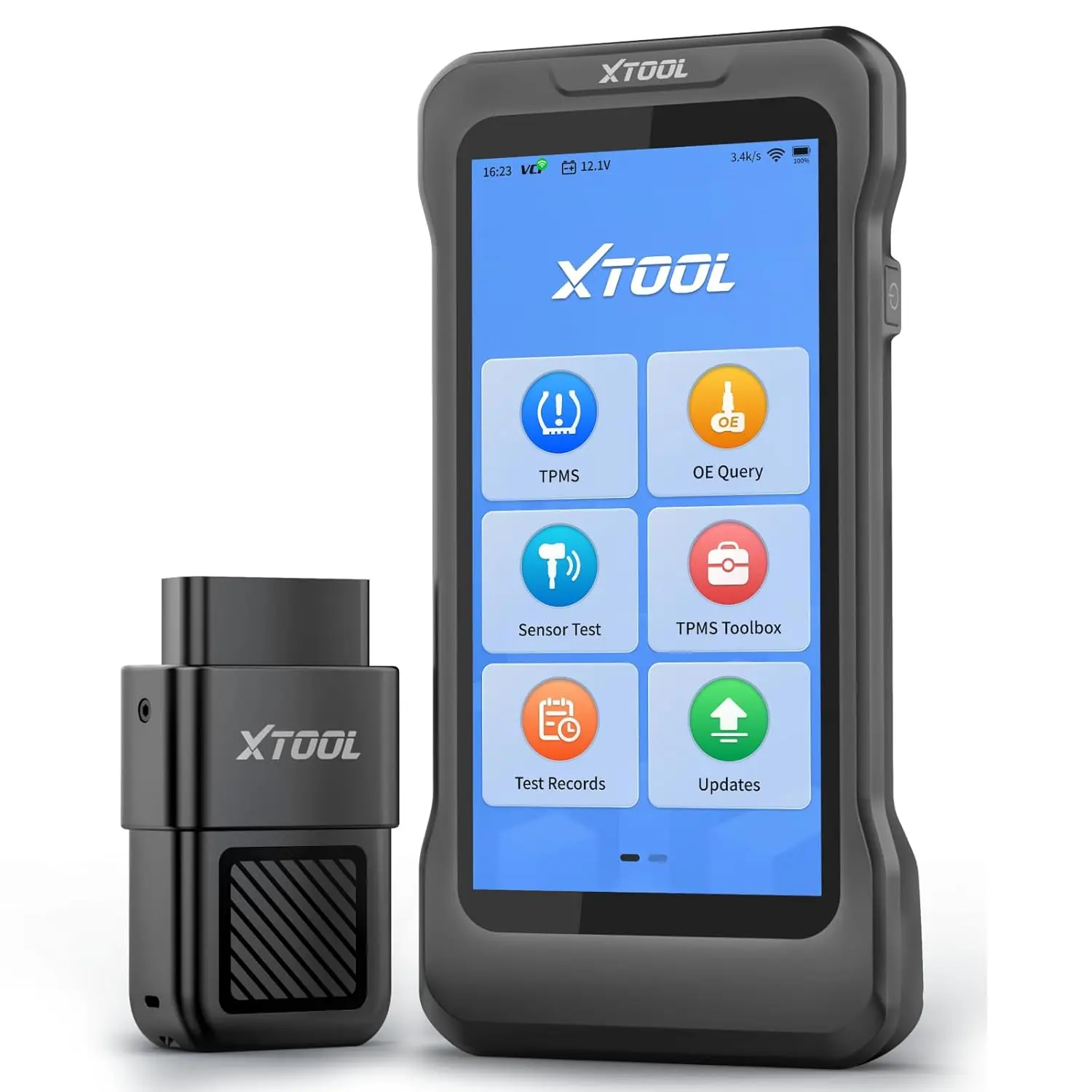 XTOOL TP300 Handheld TPMS Programming Car Tool - OBD2 Scanner, Car Accessories, 4-System Scanning, 8 Essential Resets, All TPMS Sensor Activation/Relearning, XTOOL TS100 315/433MHz Sensor Programming, Wi-Fi, Free Lifetime Updates, Father's Day Gift