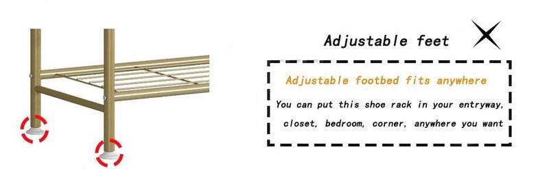 Shoe Rack Organizer 4/5/6 Tier Large Capacity Shoe Rack for Closet, Shoe Storage Shelf with MDF Top Board Organizing Wooden Decorative Industrial Deals For You Days